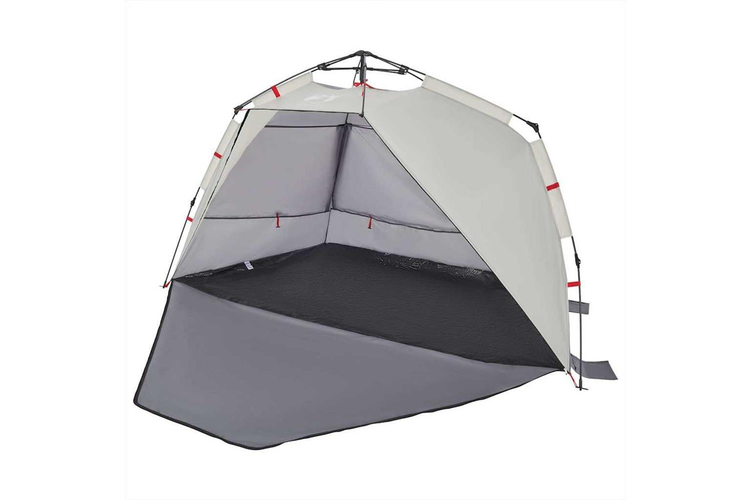 Vidaxl Beach Tent 3-person Grey Quick Release Waterproof-4