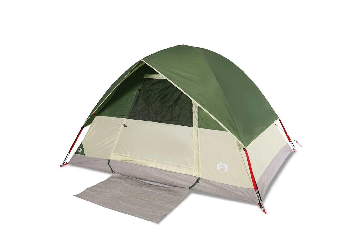 Vidaxl Camping Tent Dome 2-person Green Waterproof-2