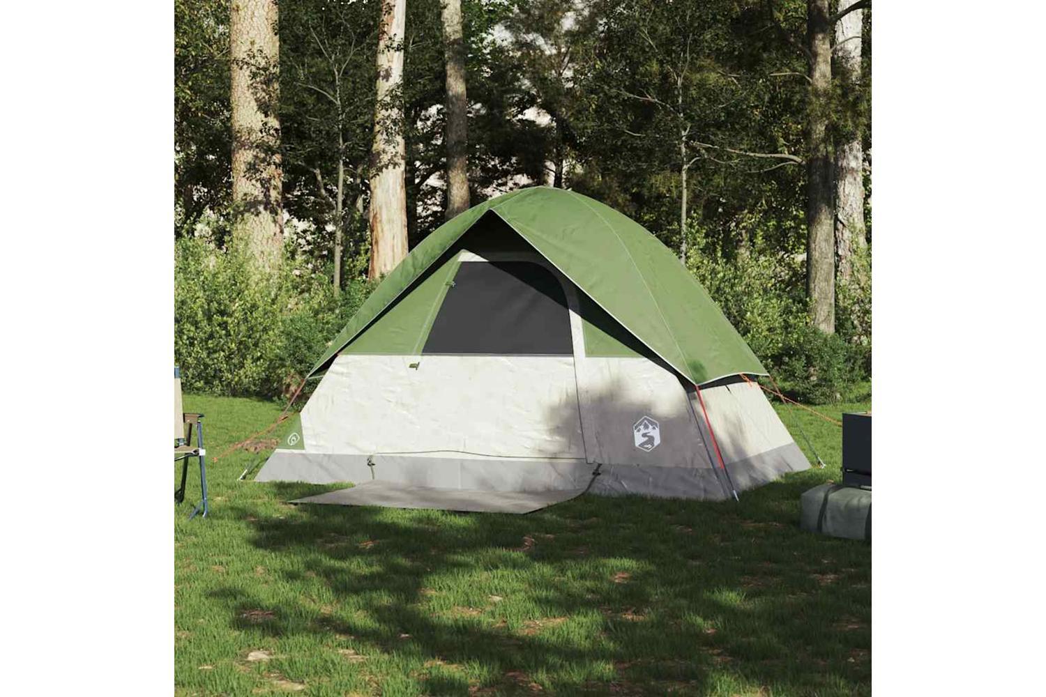 Vidaxl Camping Tent Dome 2-person Green Waterproof-3