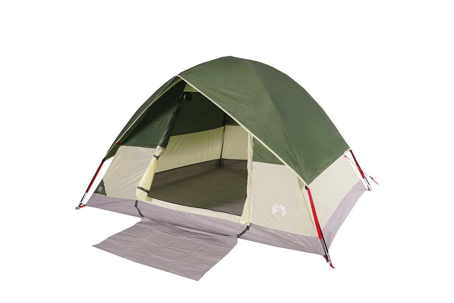 Vidaxl Camping Tent Dome 2-person Green Waterproof-5