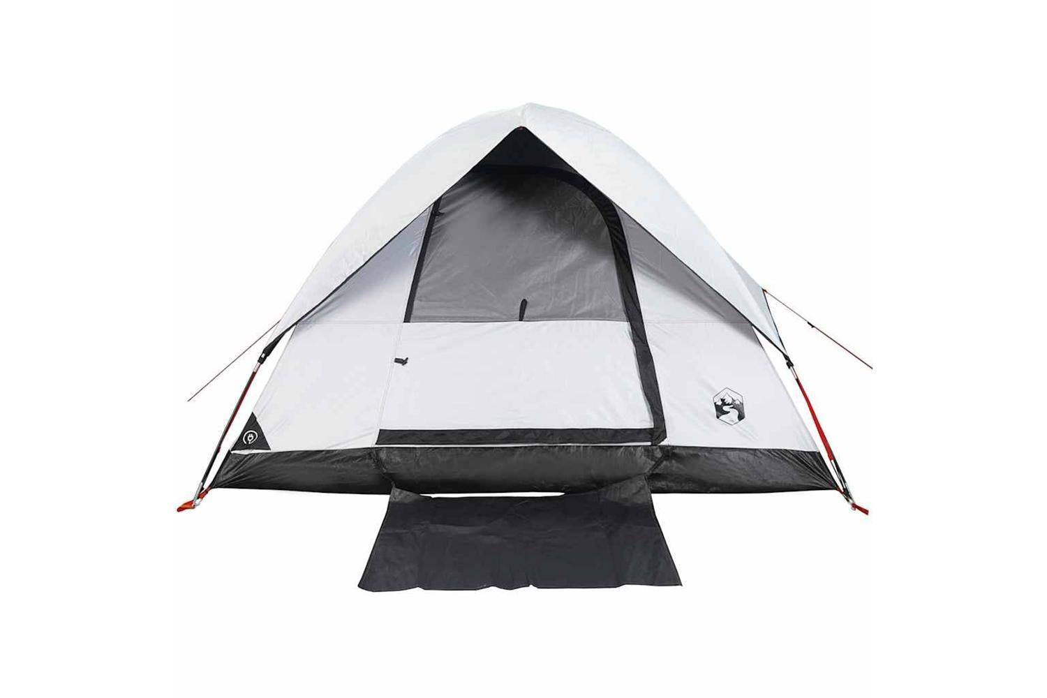 Vidaxl Camping Tent Dome 3-person White Blackout Fabric Waterproof-8