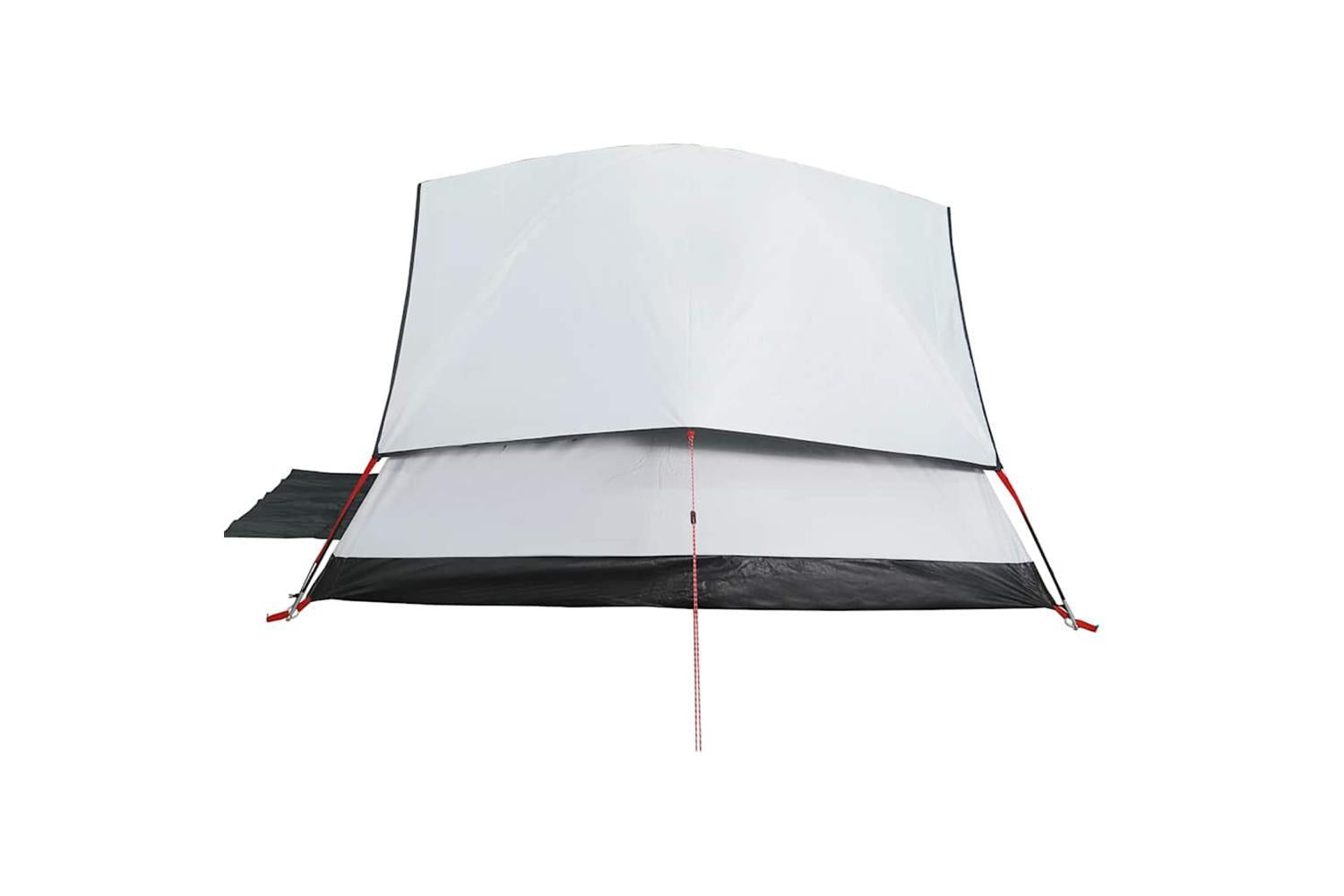 Vidaxl Camping Tent Dome 3-person White Blackout Fabric Waterproof-10