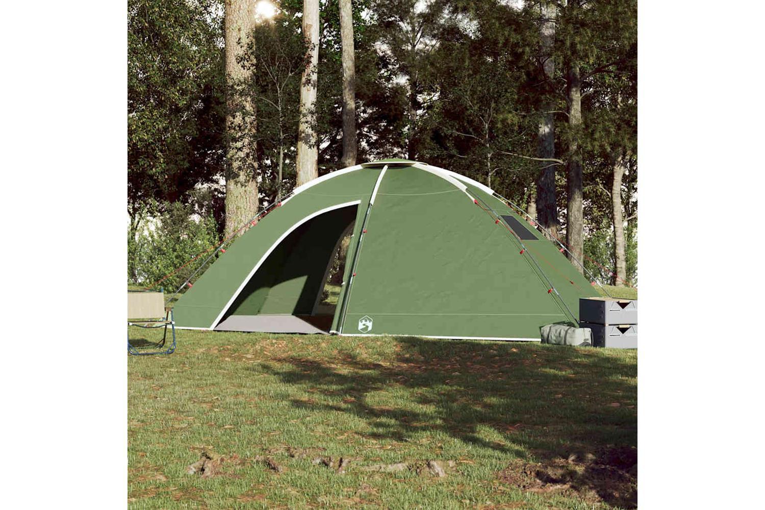 Vidaxl Camping Tent 8-person Green Waterproof-3