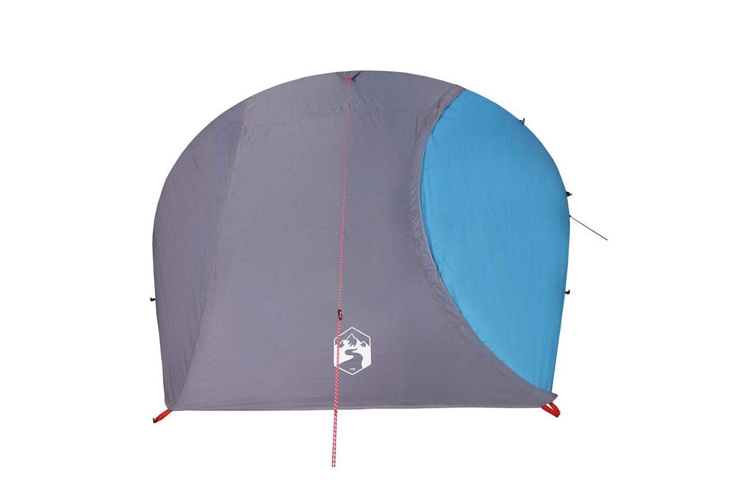 Vidaxl Camping Tent Dome 4-person Blue Waterproof-5