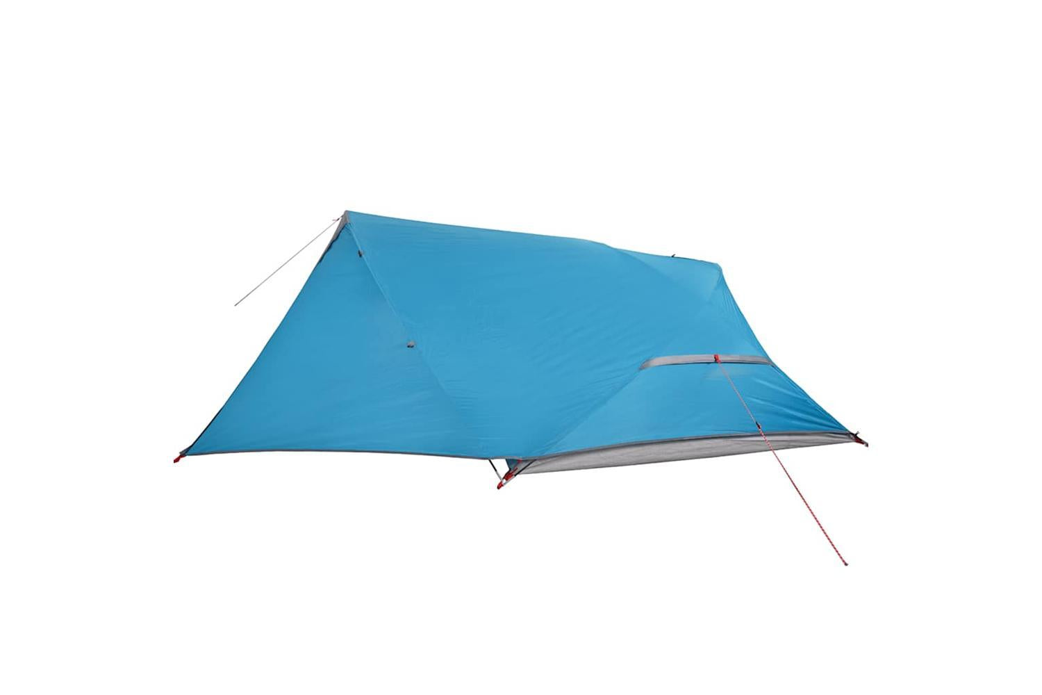Vidaxl Camping Tent Dome 4-person Blue Waterproof-9