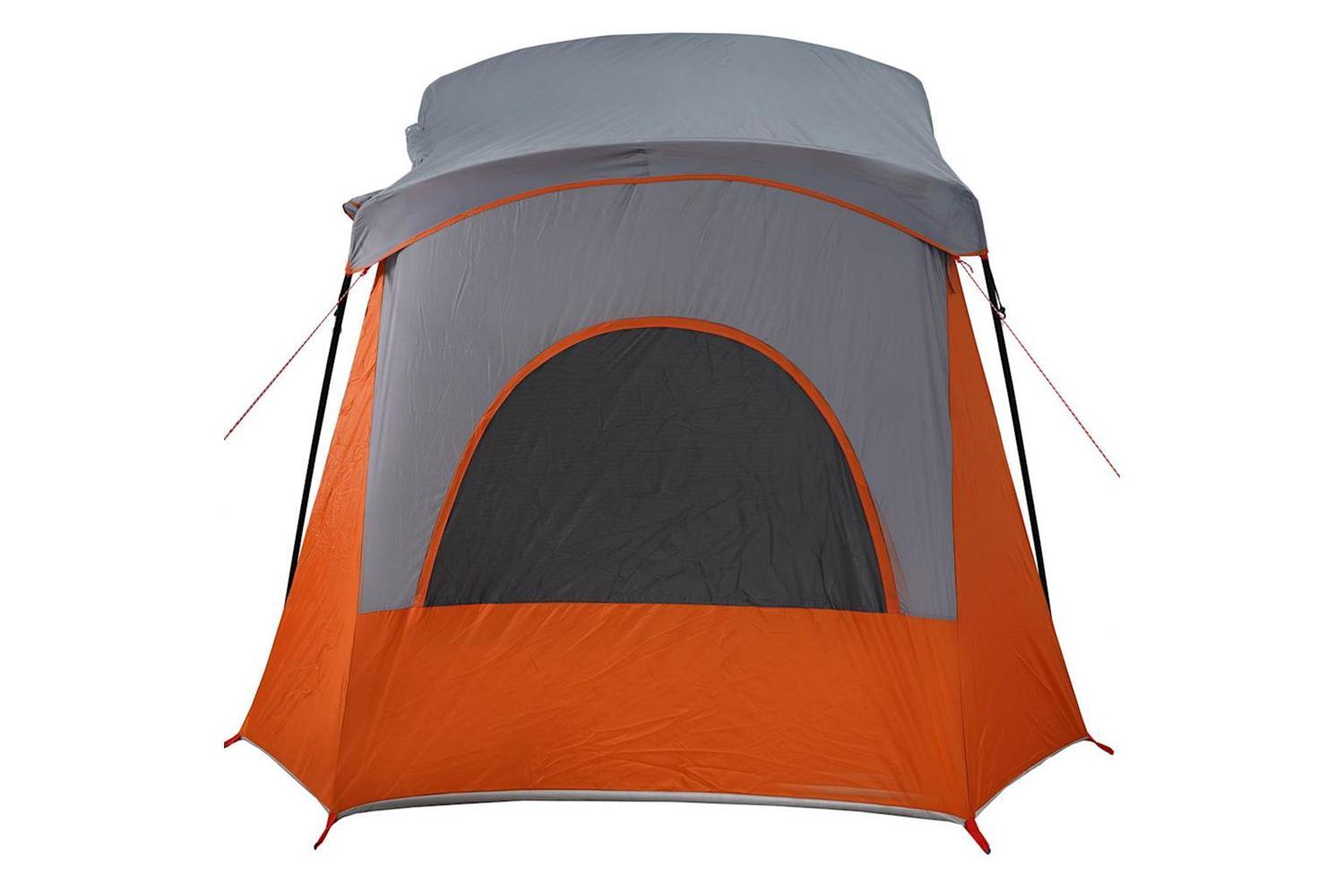 Vidaxl Camping Tent Cabin 5-person Grey And Orange Waterproof-9