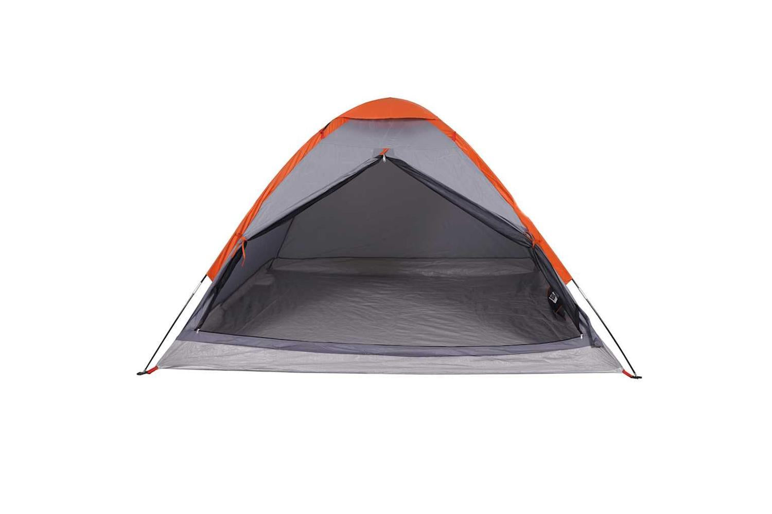 Vidaxl Camping Tent Dome 2-person Grey And Orange Waterproof-5