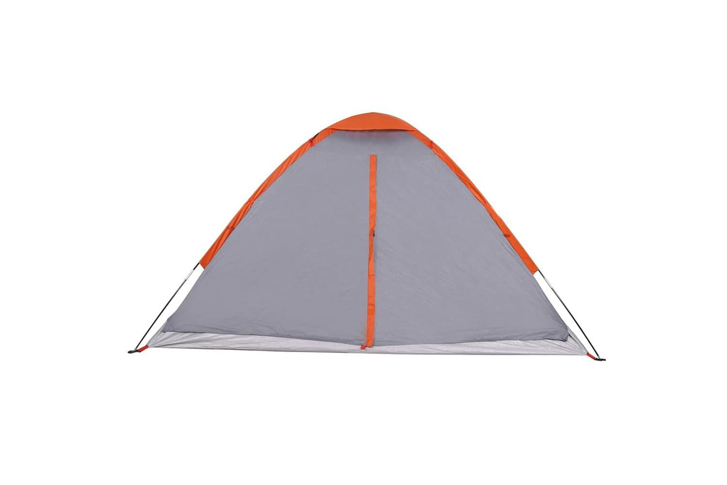 Vidaxl Camping Tent Dome 2-person Grey And Orange Waterproof-7