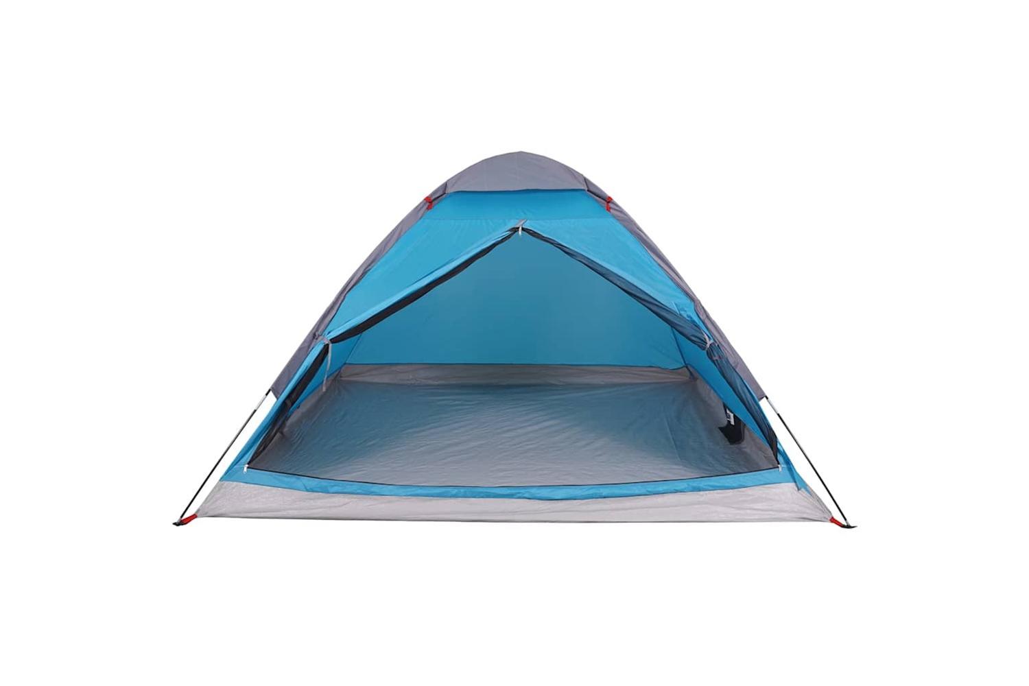 Vidaxl Camping Tent Dome 4-person Blue Waterproof-5
