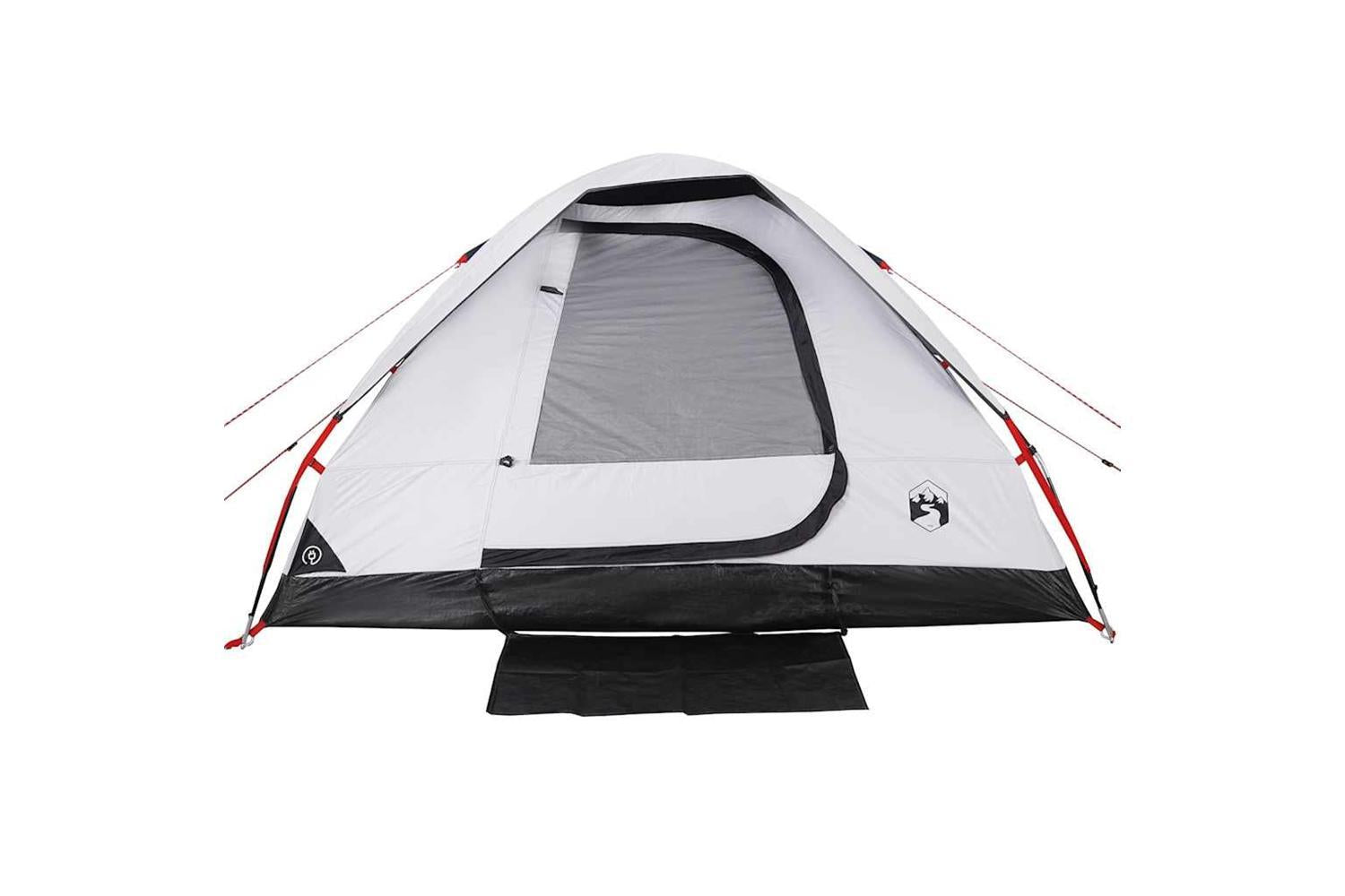 Vidaxl Camping Tent Dome 4-person White Blackout Fabric Waterproof-6