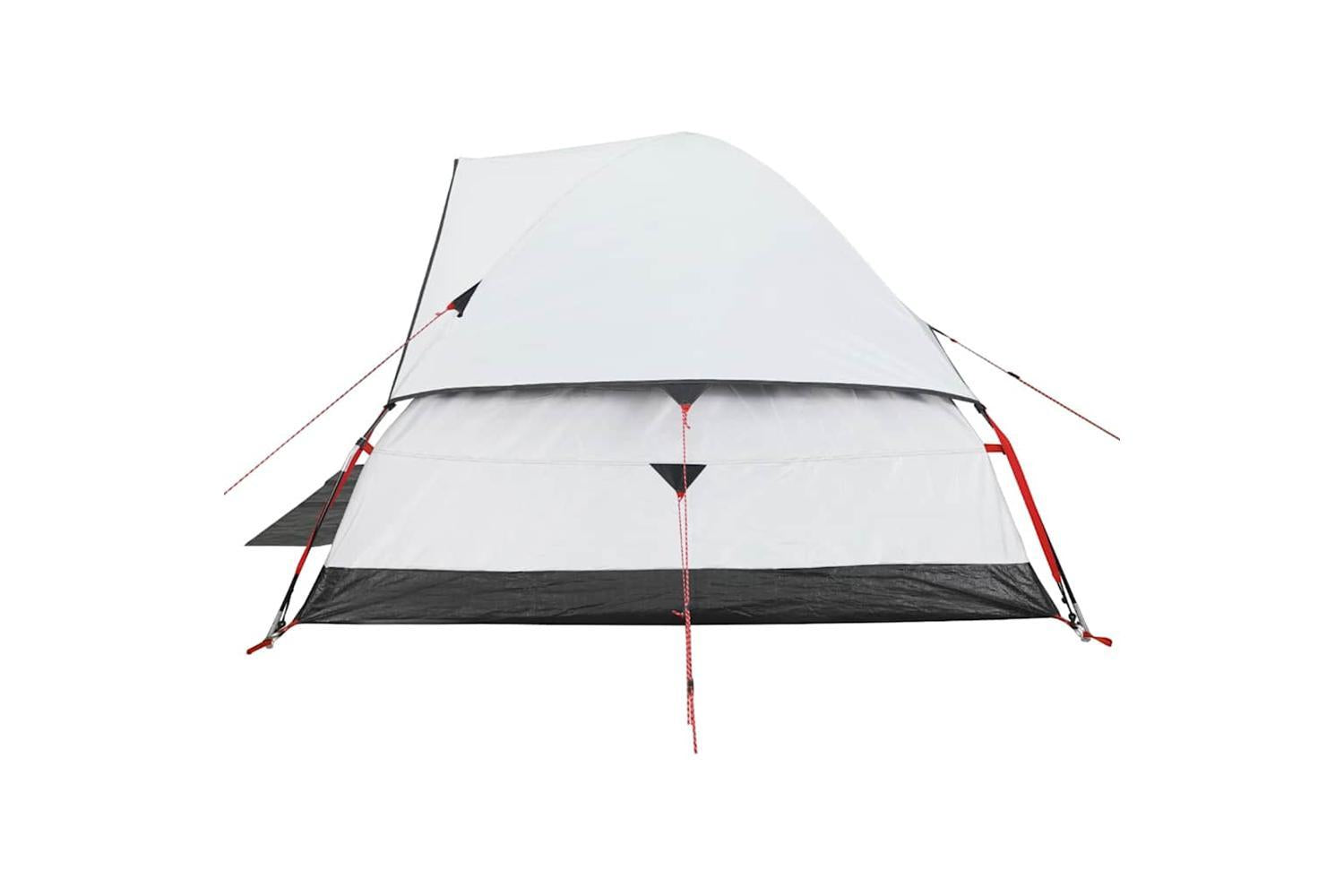Vidaxl Camping Tent Dome 4-person White Blackout Fabric Waterproof-9