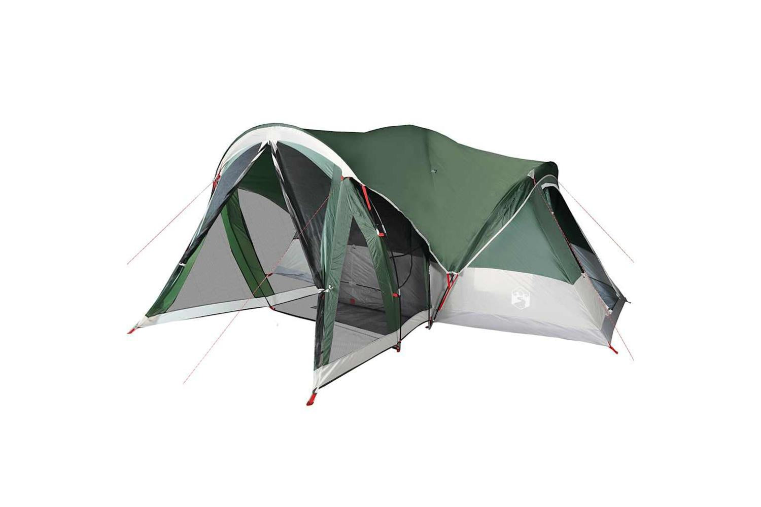 Vidaxl Family Tent Tipi 8-person Green Waterproof-5