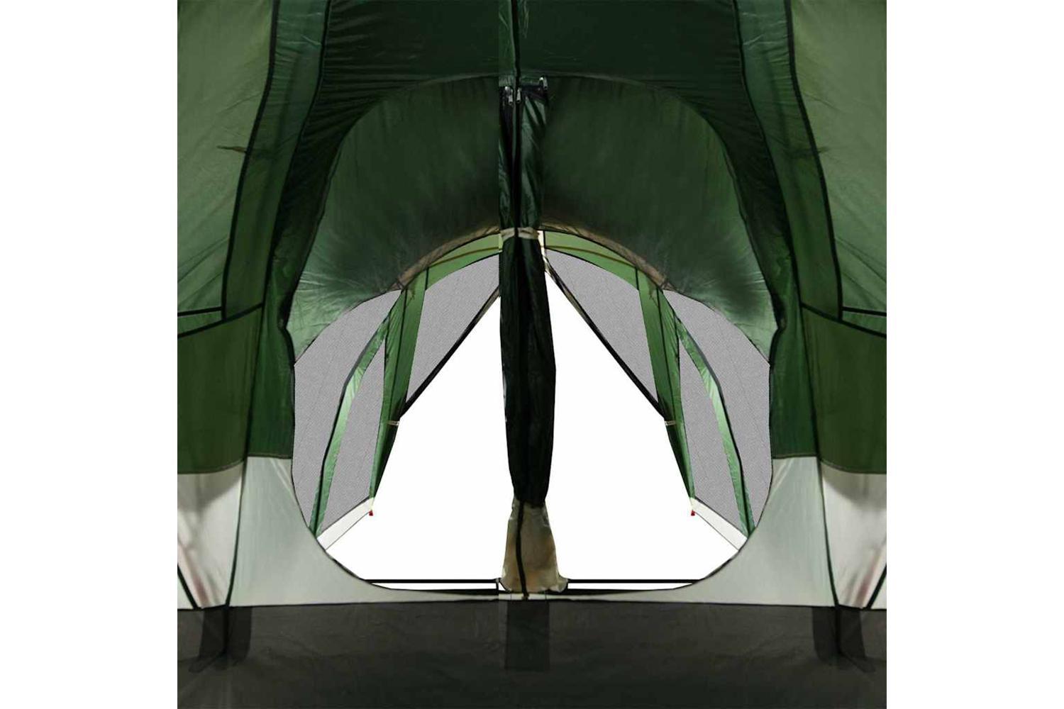 Vidaxl Family Tent Tipi 8-person Green Waterproof-10