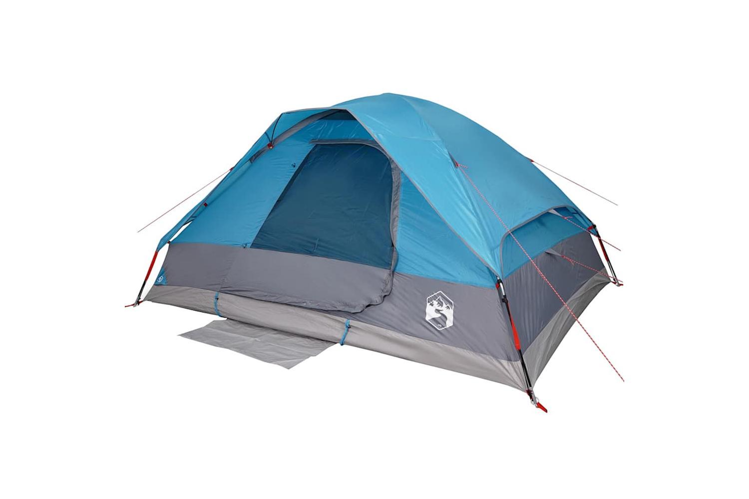 Vidaxl Family Tent Dome 6-person Blue Waterproof-4