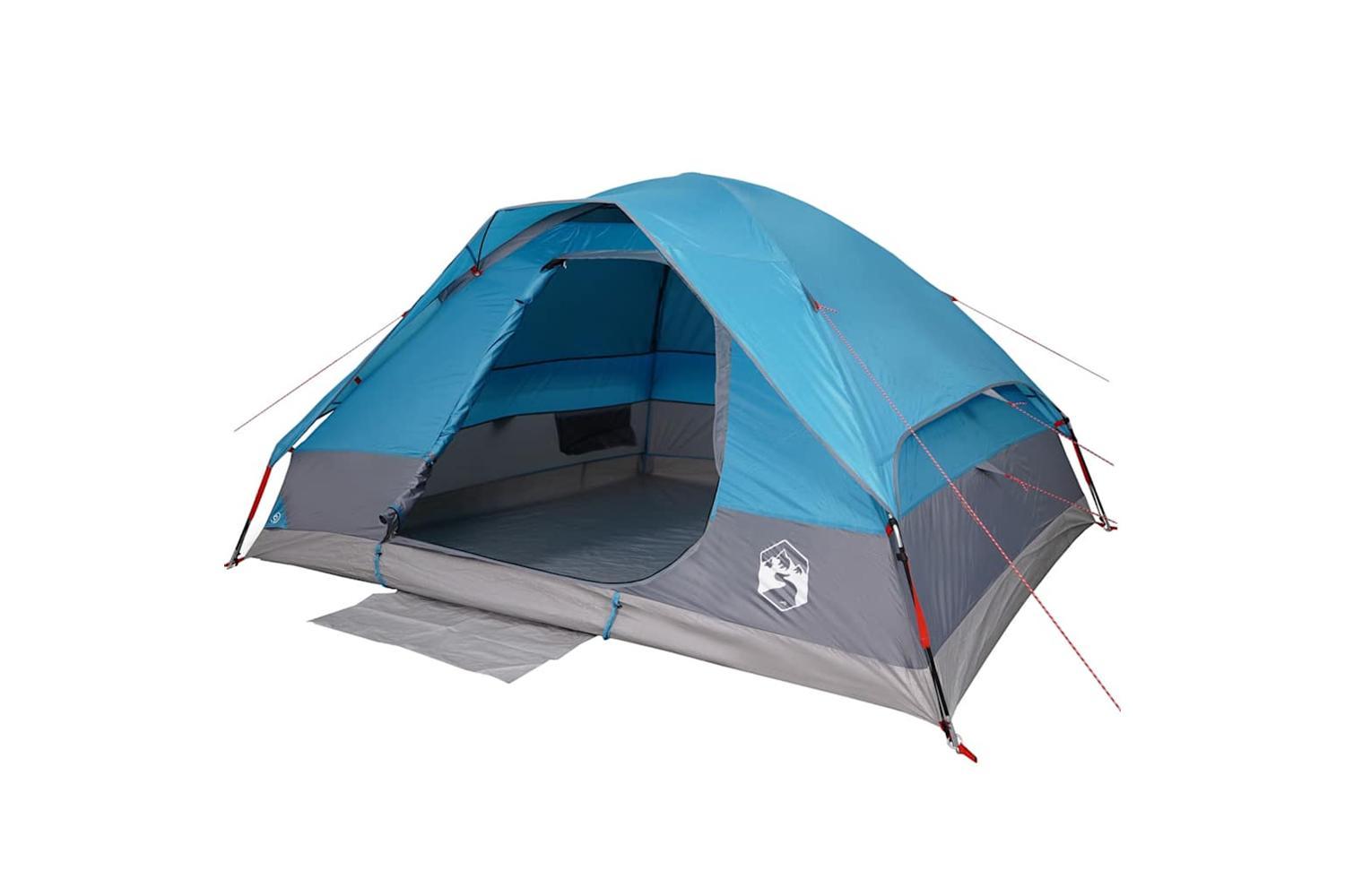Vidaxl Family Tent Dome 6-person Blue Waterproof-5