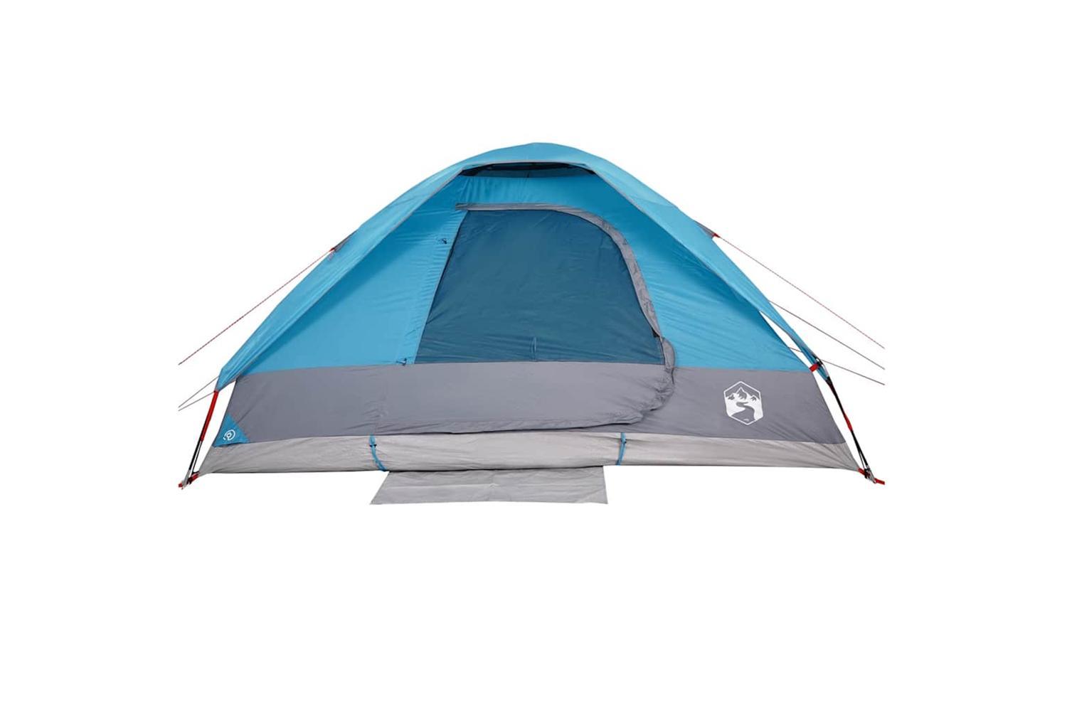 Vidaxl Family Tent Dome 6-person Blue Waterproof-7