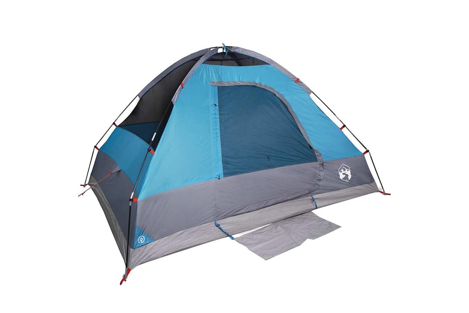 Vidaxl Family Tent Dome 6-person Blue Waterproof-8