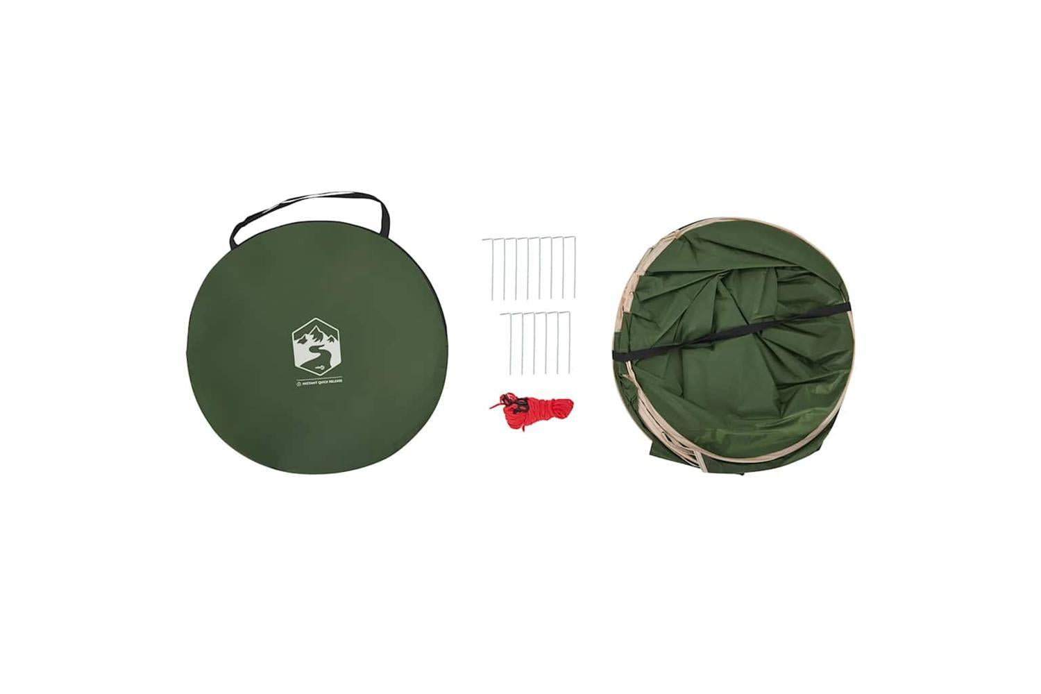 Vidaxl Privacy Tent Green Pop-up Waterproof-8