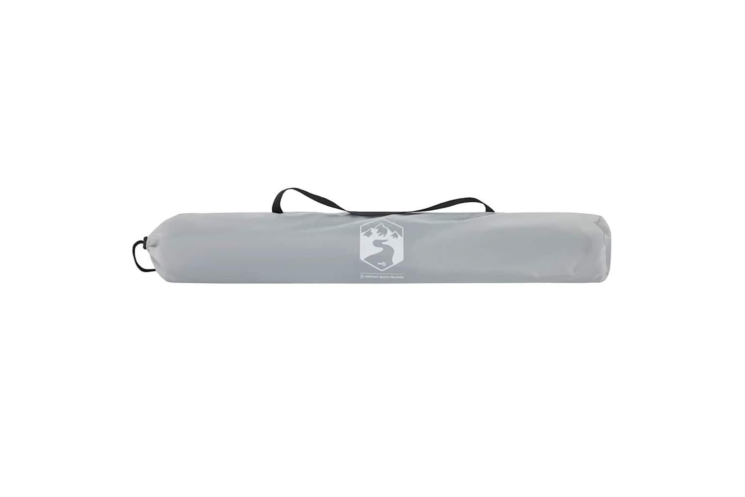 Vidaxl Beach Tent Grey Quick Release Waterproof-8