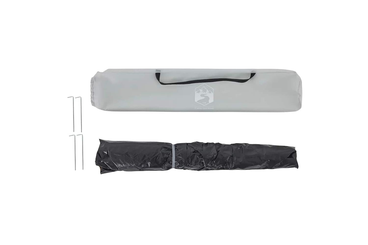 Vidaxl Beach Tent Grey Quick Release Waterproof-9