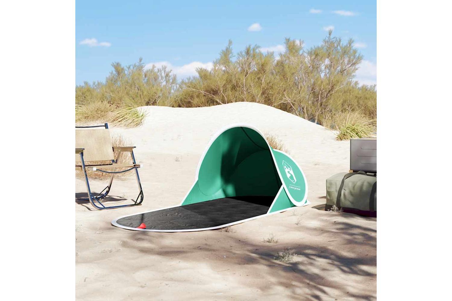 Vidaxl Beach Tent Sea Green Pop-up Waterproof-3