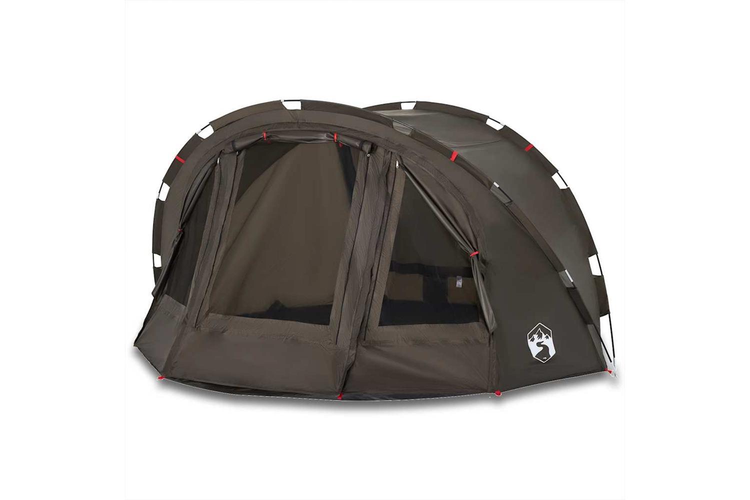 Vidaxl Fishing Tent 4-person Brown Waterproof