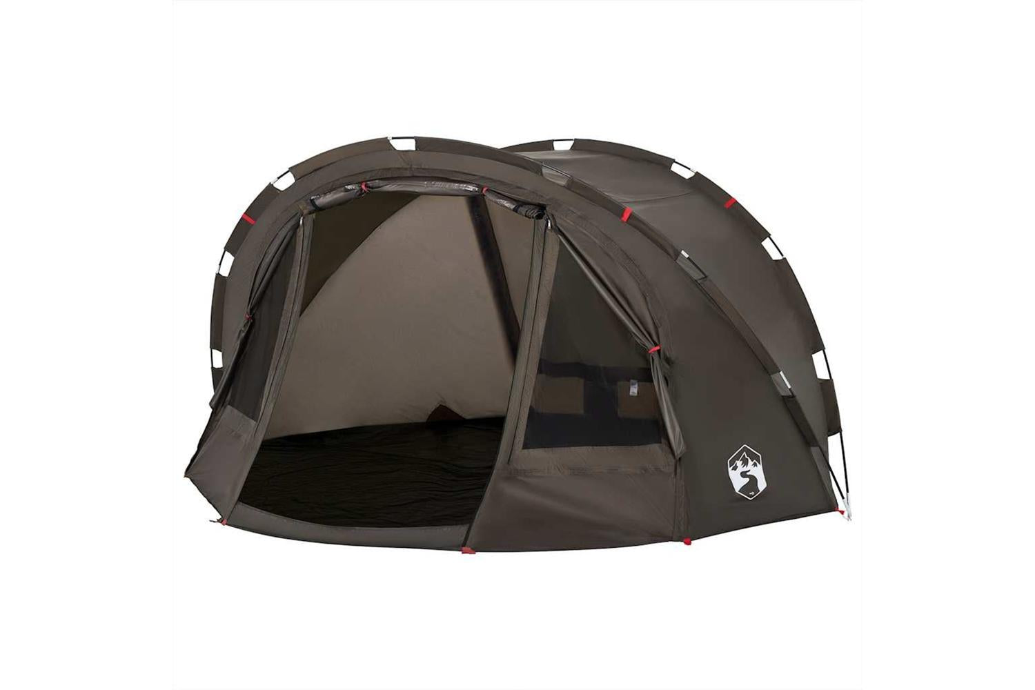 Vidaxl Fishing Tent 4-person Brown Waterproof-5