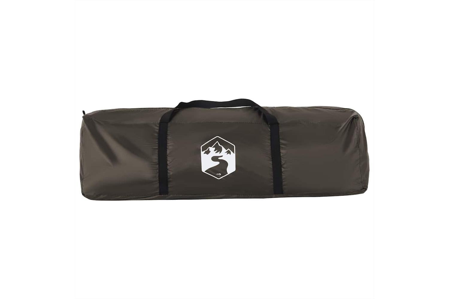 Vidaxl Fishing Tent 4-person Brown Waterproof-10