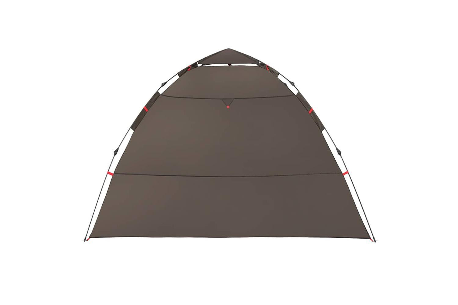 Vidaxl Fishing Tent 4-person Brown Quick Release-7