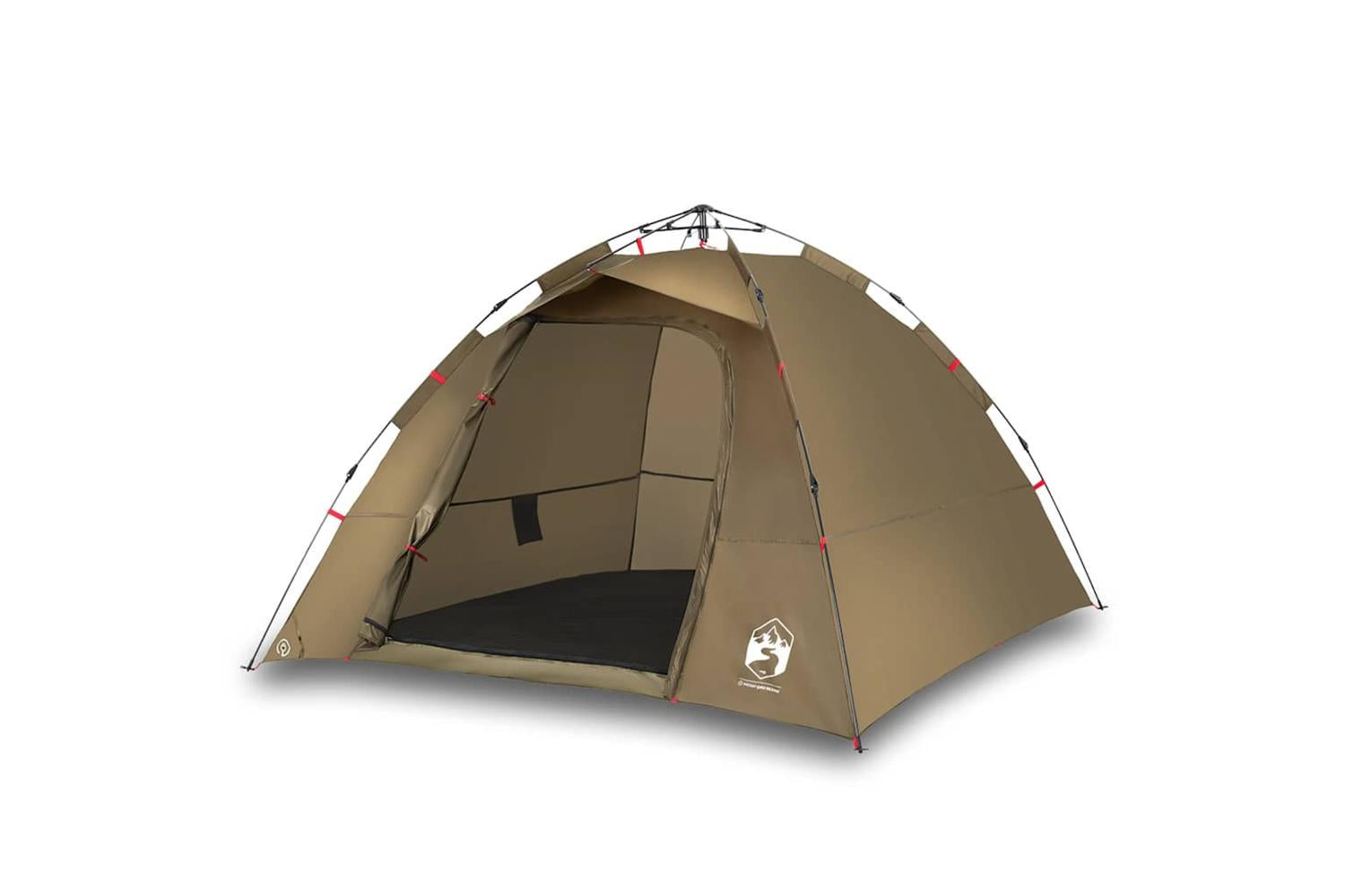 Vidaxl Fishing Tent 4-person Olive Green Quick Release-2