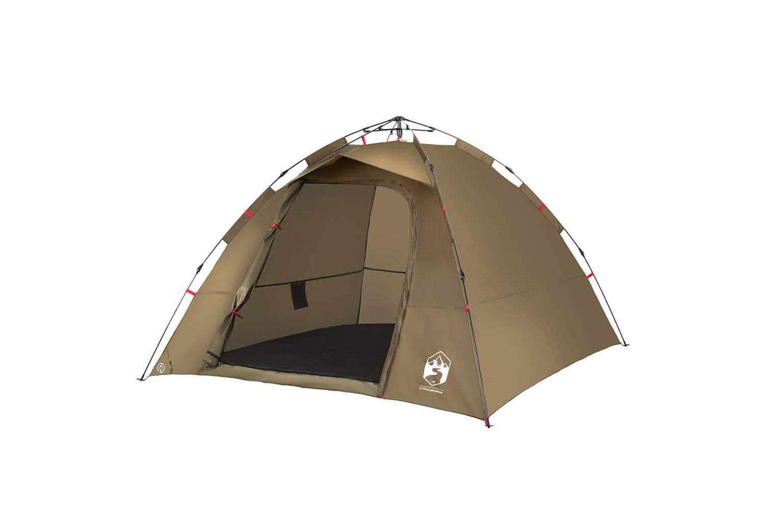 Vidaxl Fishing Tent 4-person Olive Green Quick Release-4