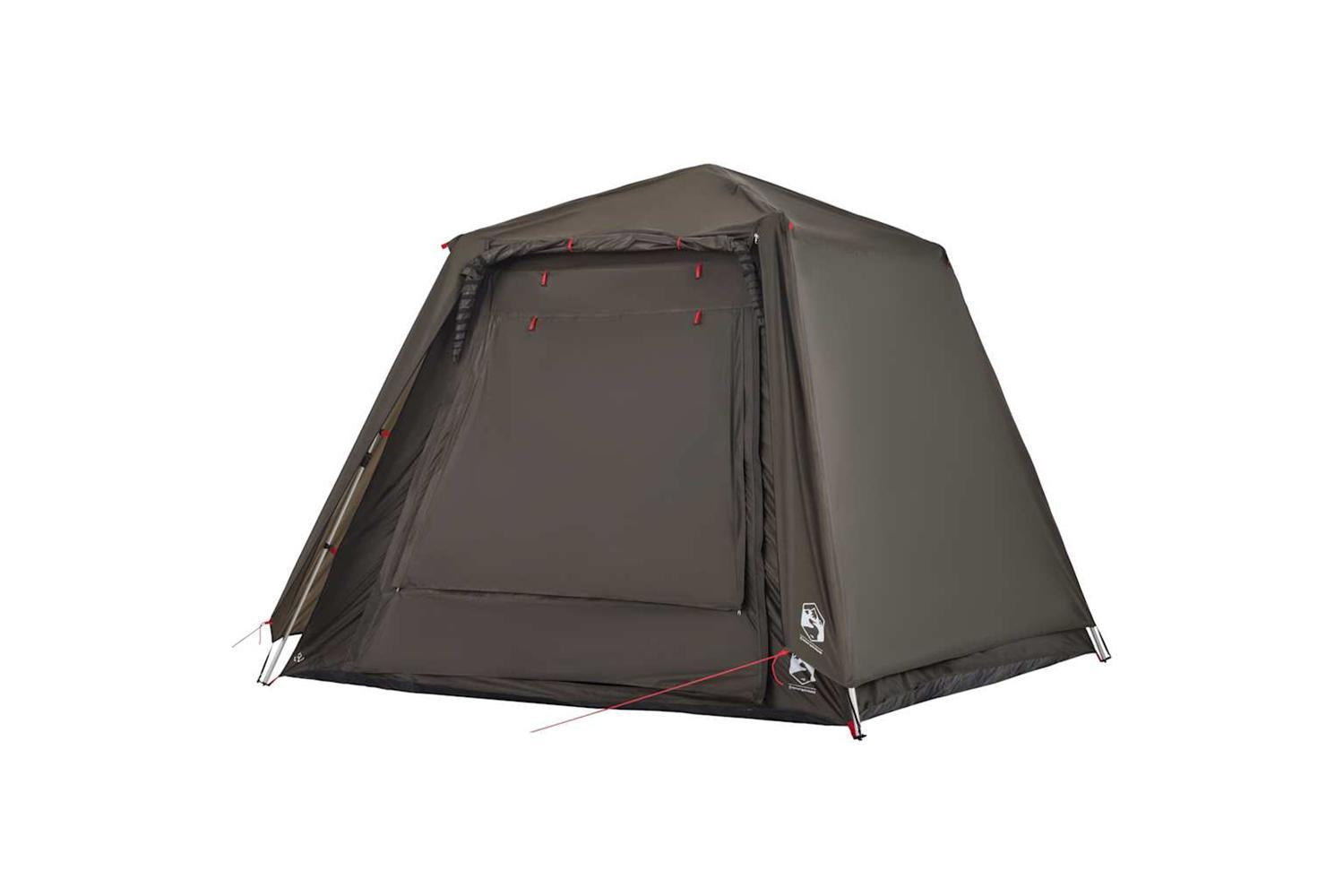 Vidaxl Fishing Tent 4-person Brown Quick Release-4