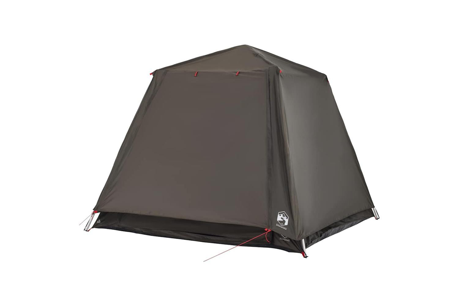 Vidaxl Fishing Tent 4-person Brown Quick Release-5