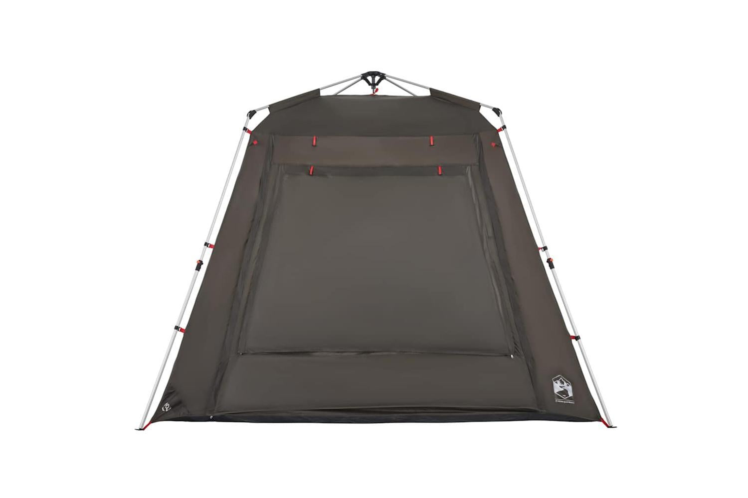 Vidaxl Fishing Tent 4-person Brown Quick Release-8