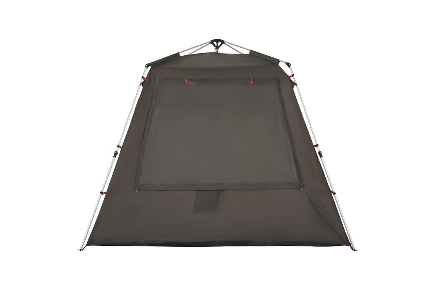Vidaxl Fishing Tent 4-person Brown Quick Release-10
