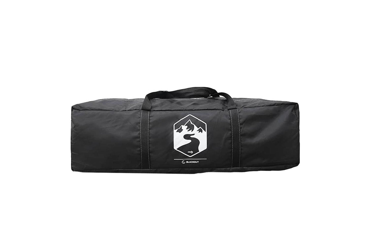 Vidaxl Camping Tent Tunnel 1-person White Blackout Fabric Waterproof-7