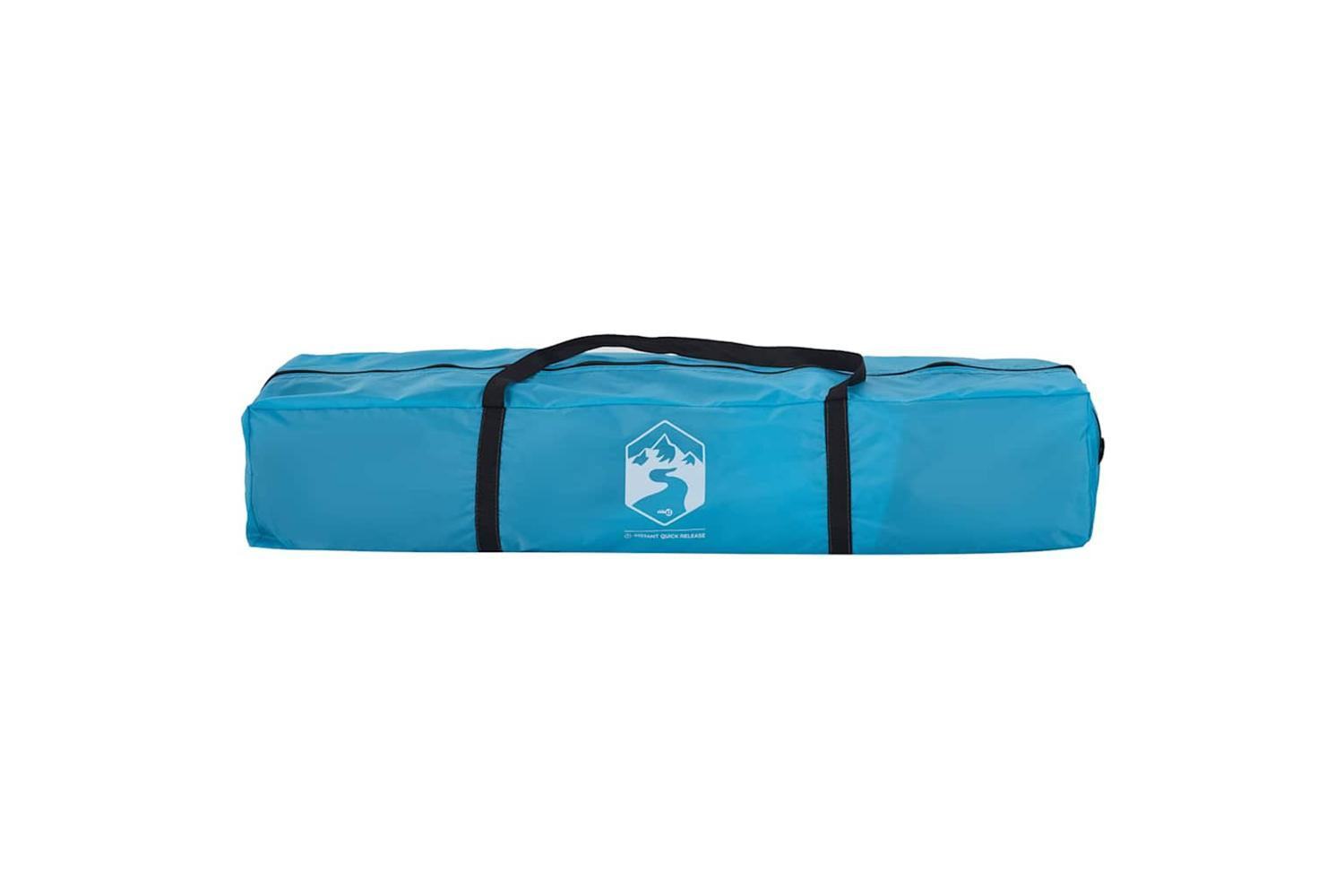 Vidaxl Camping Tent Dome 4-person Blue Quick Release-9