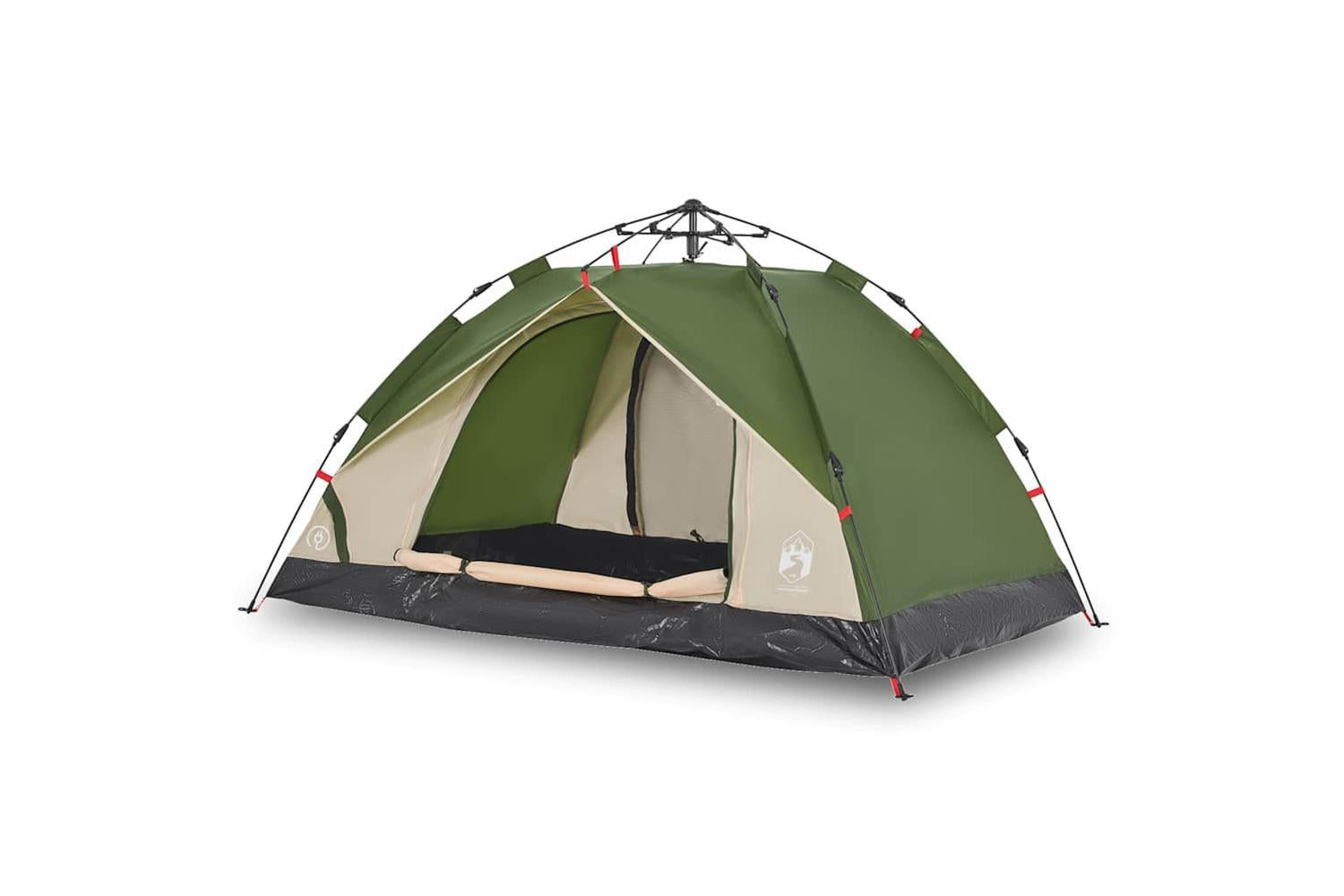 Vidaxl Camping Tent Dome 2-person Green Quick Release-2