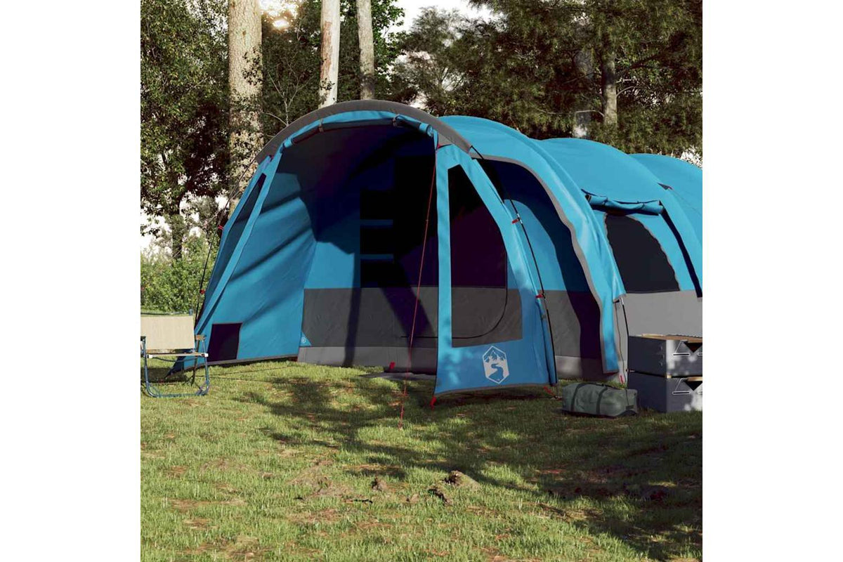 Vidaxl Family Tent Tunnel 8-person Blue Waterproof-3