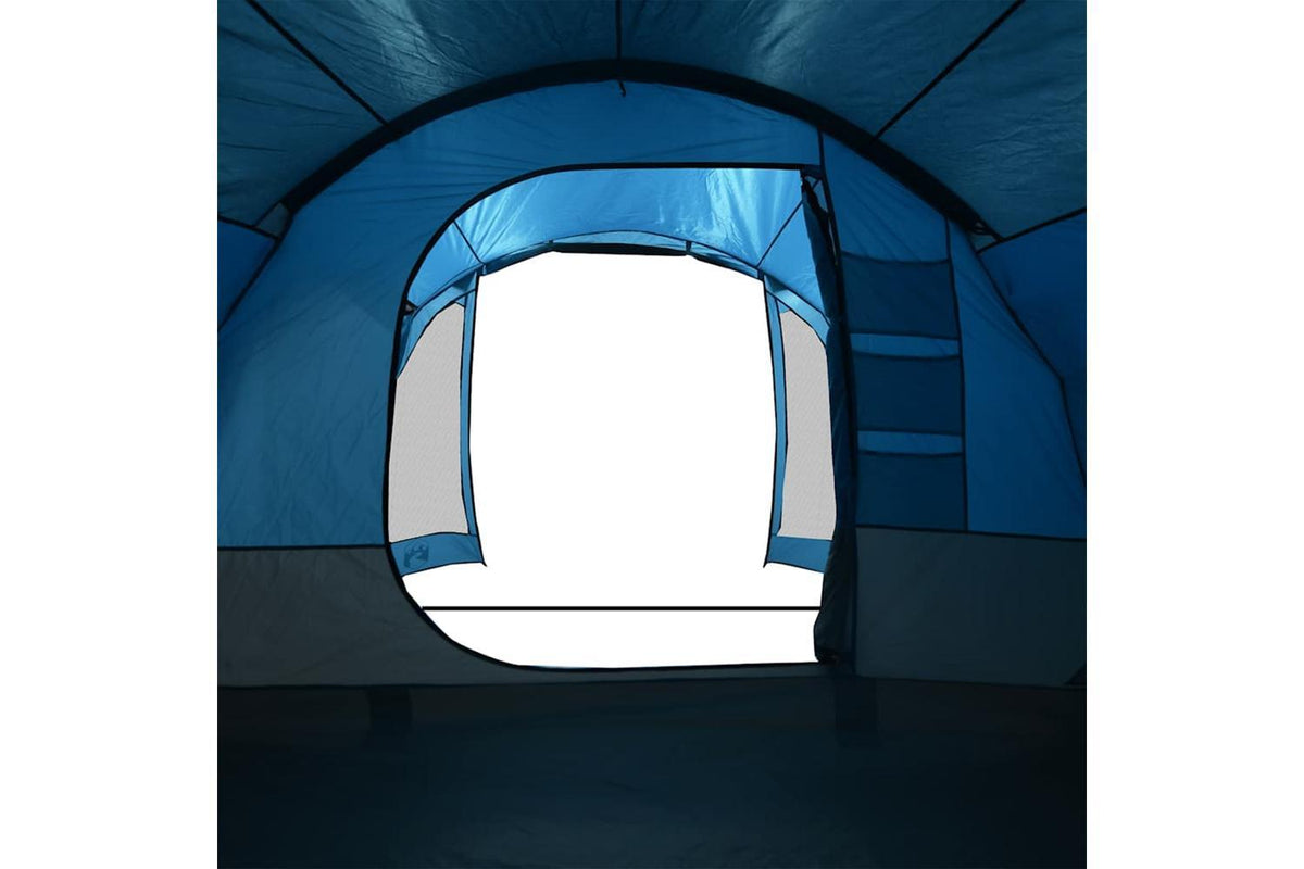 Vidaxl Family Tent Tunnel 8-person Blue Waterproof-10