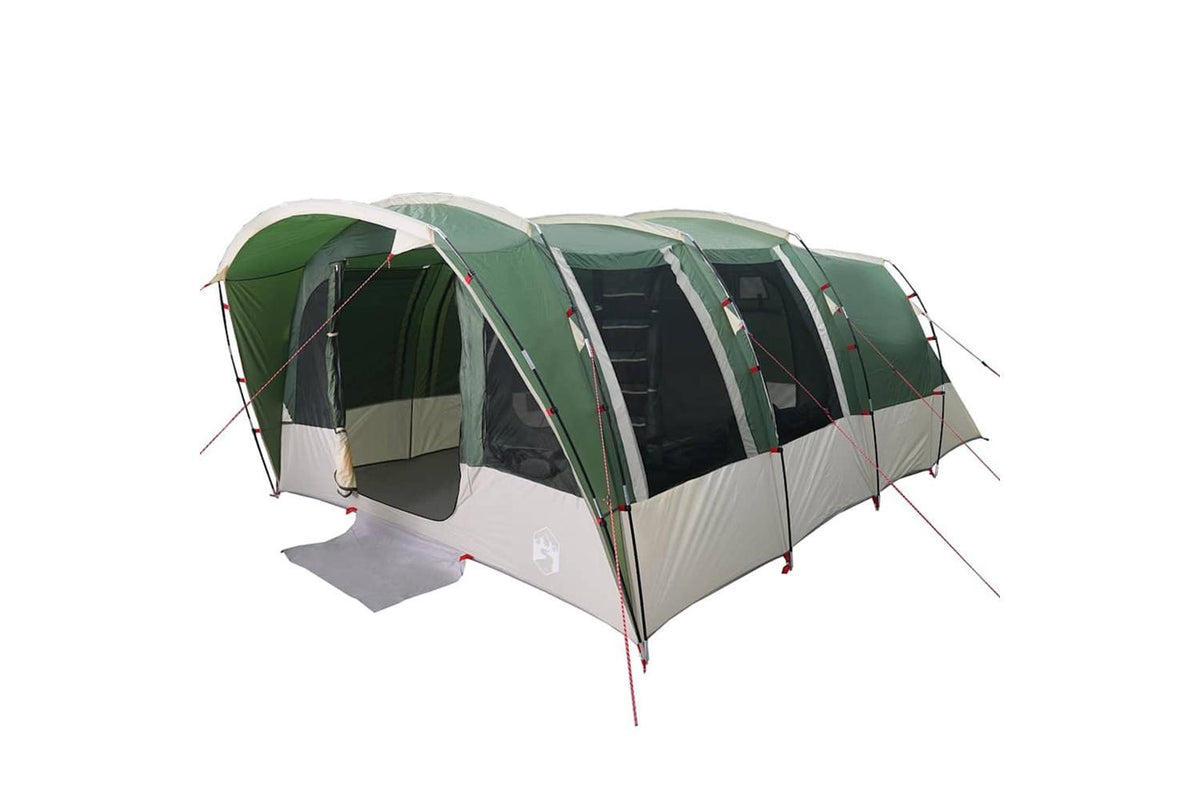Vidaxl Family Tent Tunnel 8-person Green Waterproof-3