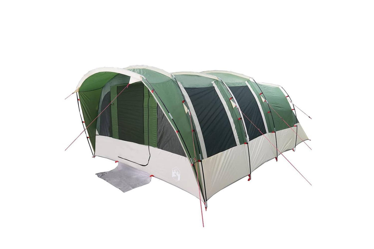 Vidaxl Family Tent Tunnel 8-person Green Waterproof-5