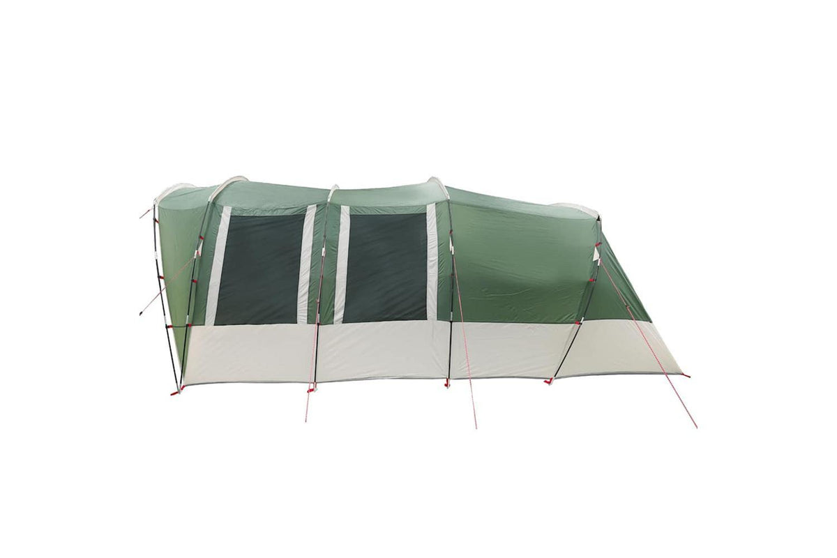 Vidaxl Family Tent Tunnel 8-person Green Waterproof-9