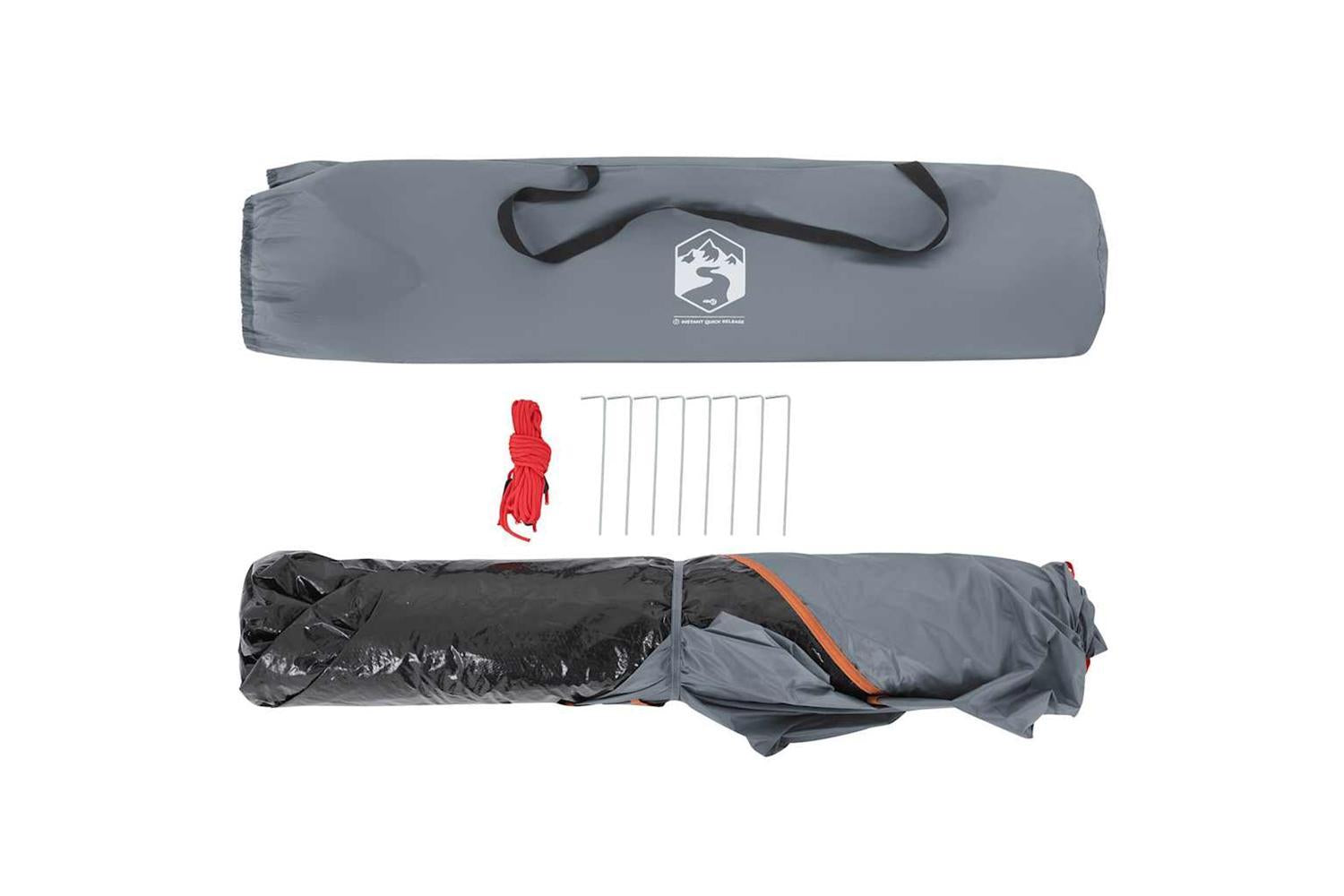 Vidaxl Privacy Tent Grey Quick Release Waterproof-10