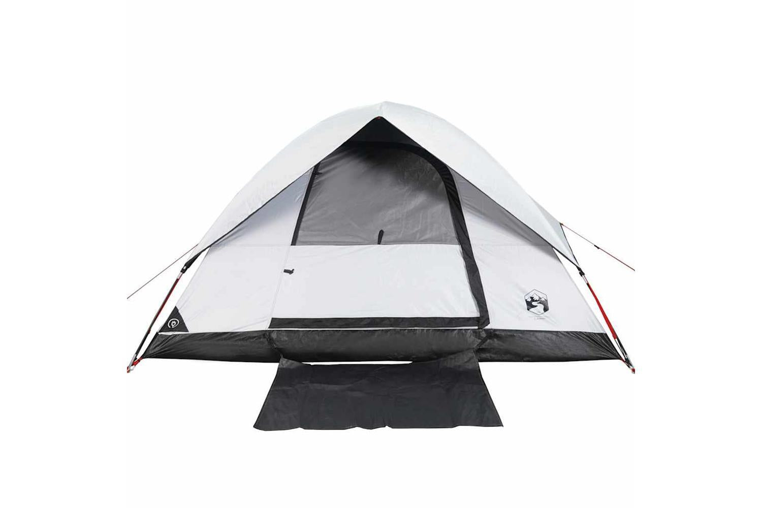 Vidaxl Camping Tent Dome 4-person White Blackout Fabric Waterproof-6