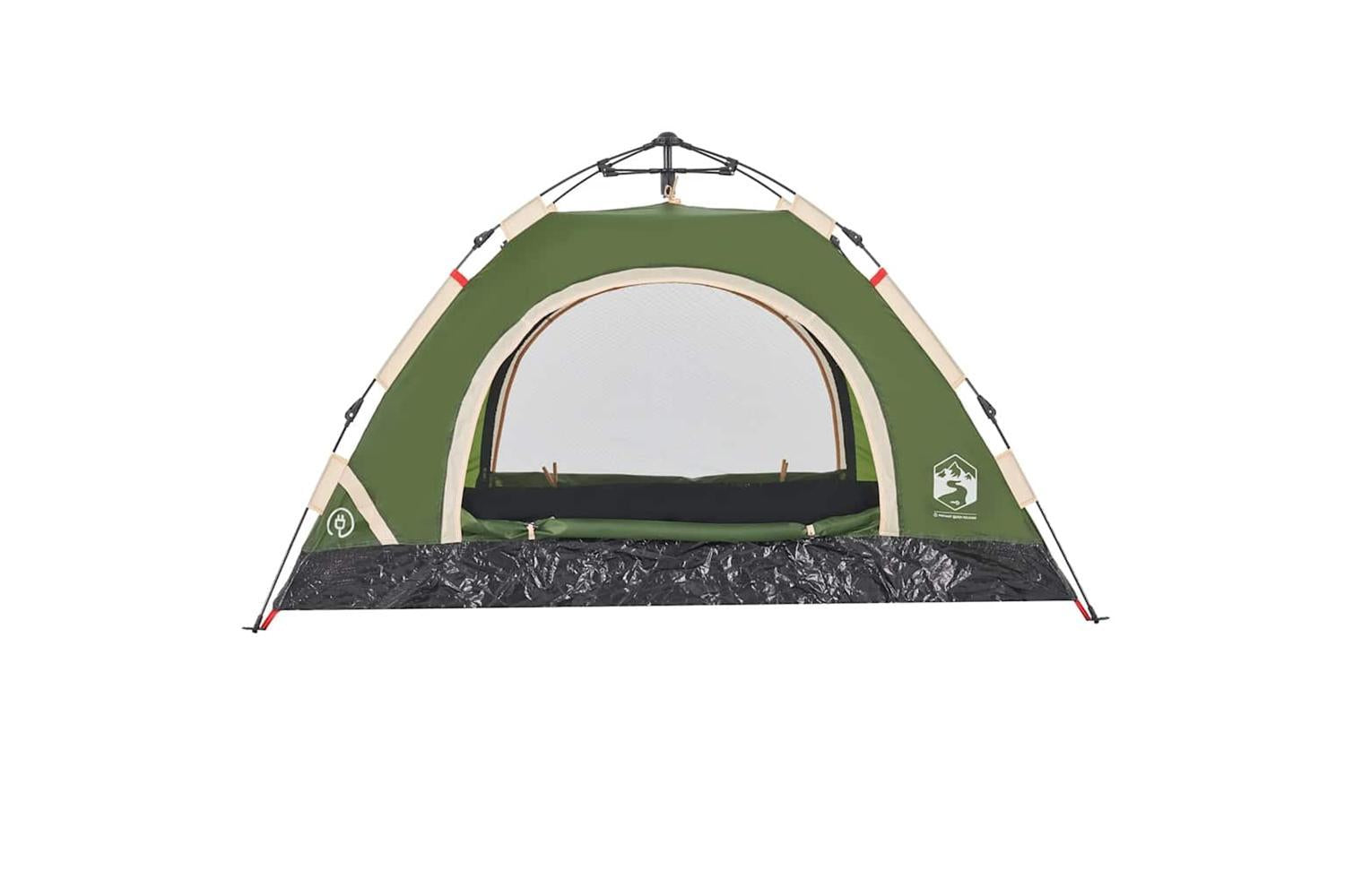 Vidaxl Camping Tent 2-person Green Quick Release-8