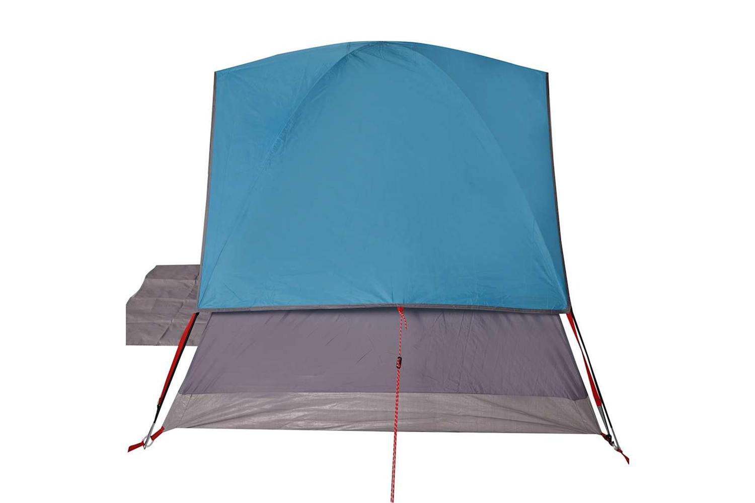 Vidaxl Camping Tent Dome 4-person Blue Waterproof-10