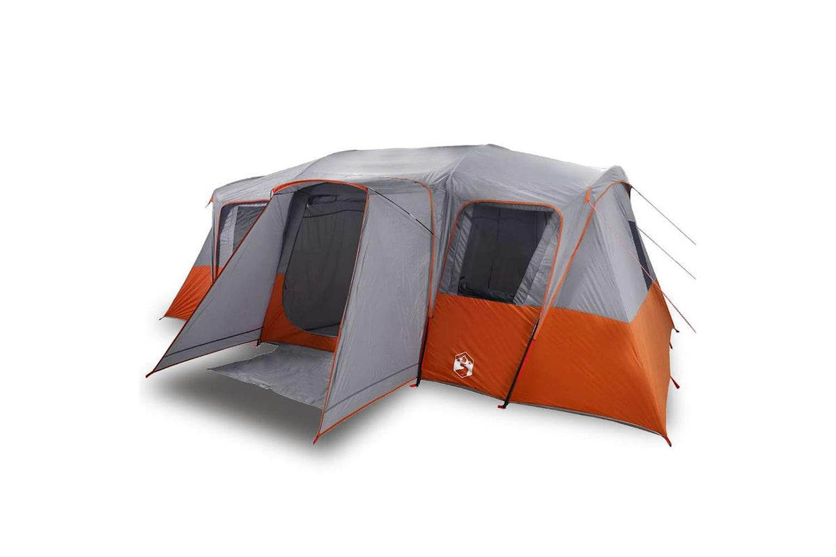 Vidaxl Family Tent Tunnel 16-person Grey Waterproof