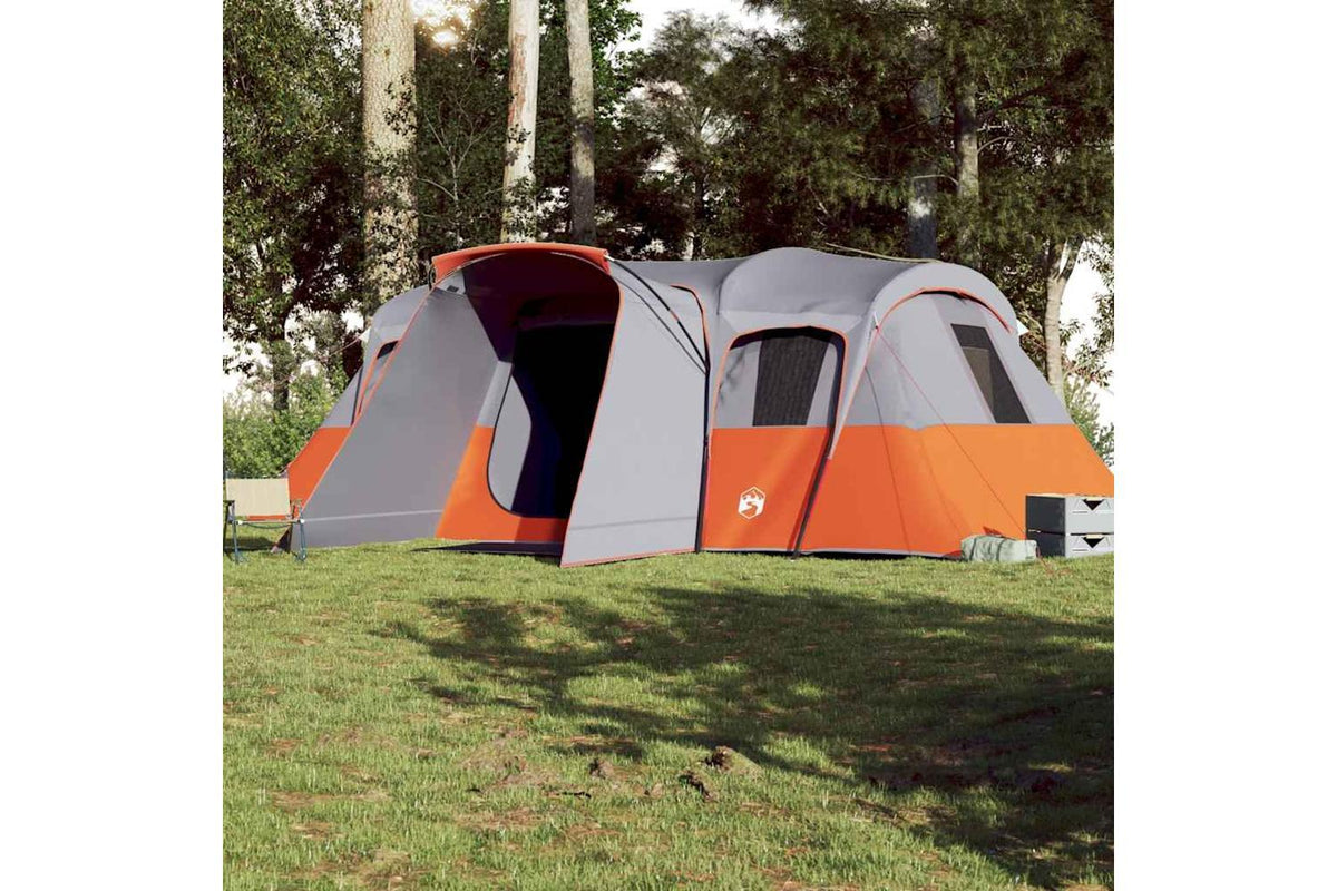 Vidaxl Family Tent Tunnel 16-person Grey Waterproof-3