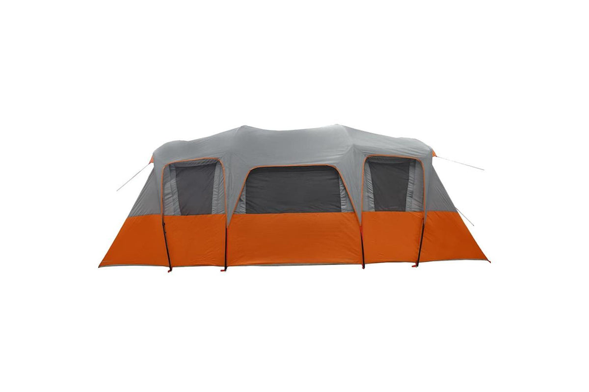 Vidaxl Family Tent Tunnel 16-person Grey Waterproof-9